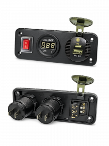 TDS TS-CAU52 Красный Разветвитель авто (Врезной)